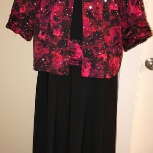 Black/Red Dress by Perceptions New York